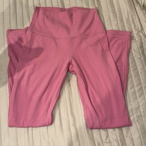 Pink lulu leggings